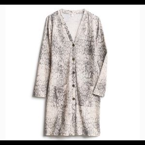 Nine Britton Duster Snake Pattern Cardigan